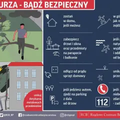Burza w górach? Zjedź ze szczytu! Unikaj drzew i otwartych przestrzeni. Zabezpiecz dom, odłącz prąd. W razie potrzeby dzwoń 112.