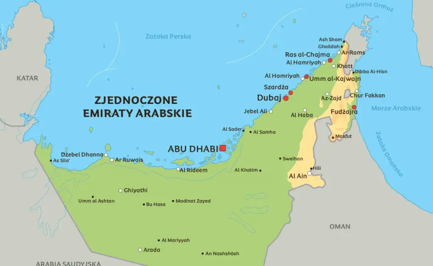 Gdzie leży Dubaj? Mapa, położenie i praktyczne wskazówki