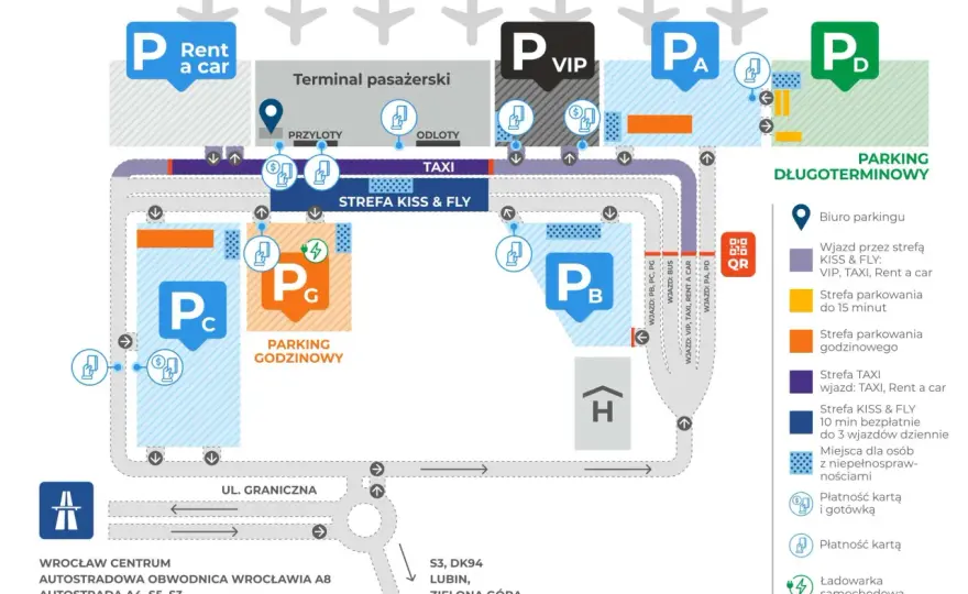 Parking na lotnisku we Wrocławiu - ile kosztuje i co wybrać?