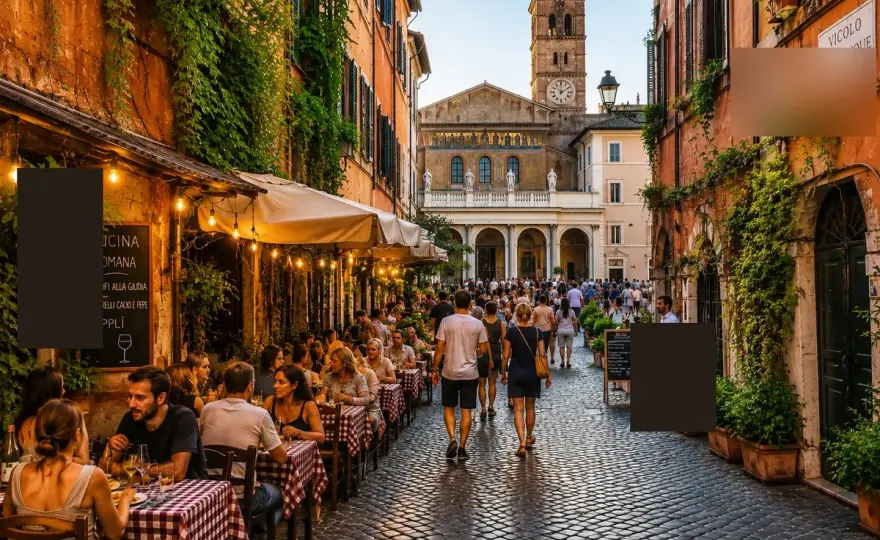 Trastevere w Rzymie - jak ułożyć spacer bez pośpiechu