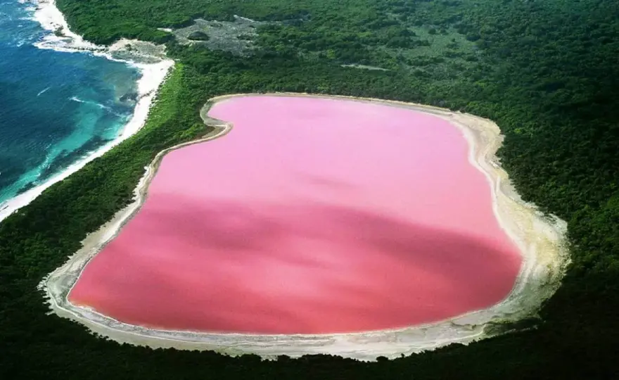 Lake Hillier - różowe jezioro Australii, które najlepiej widać z góry